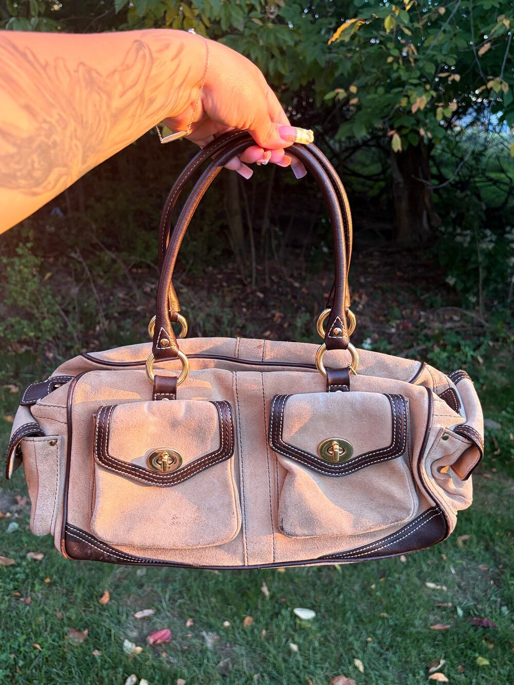 2000s Coach Legacy edition Saddle satchel bag (some callouts)